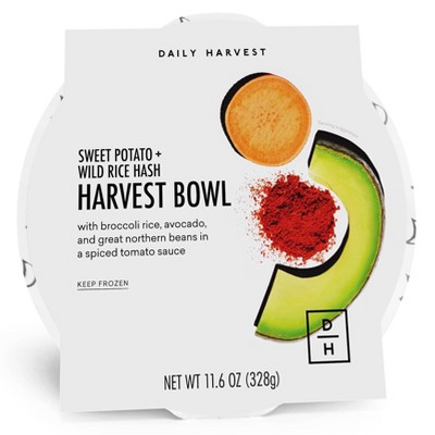Daily Harvest Frozen Gluten Free Sweet Potato and Wild Rice Hash Harvest Bowl - 11.6oz