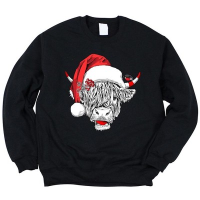 Simply Sage Market Women's Graphic Sweatshirt Merry Heifer