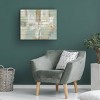 Trademark Fine Art Silvia Vassileva Shades of Celedon Wood Slat Art - 4 of 4