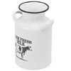 Cheung's Vittorio White Lacquer Style Decorative Bovine Milk Jug - Small - 3 of 4