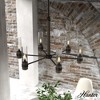 Hunter Fans 30" River Mill Ceiling Light Rustic Iron Finish - 6 Bulb Chandelier for Indoor Spaces - 2 of 4