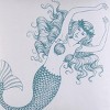C&F Home 18" x 18" Cora Mermaid Pillow - 2 of 2