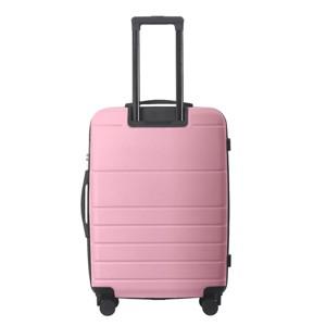 INFURNIC Bag And Luggage Sets 3 Piece Hard Shell Suitcase Set, Lightweight Suitcase with Wheels for Travel Business, Pink, 20.87"*11.61"*30.31" - 1 of 4
