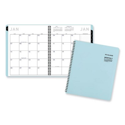 Contemporary Lite Monthly Planner, 11 x 9.5, Light Blue Cover, 12-Month (Jan to Dec): 2025