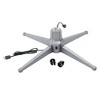 Home Heritage Stanley Pine Artificial Christmas Tree, 9' with Rotating Metal Base Stand for Indoor Spaces and Living Spaces, Silver - 2 of 4