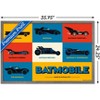 Trends International DC Comics Batman: 85th Anniversary - Minimalist The Batmobiles Framed Wall Poster Prints - 3 of 4