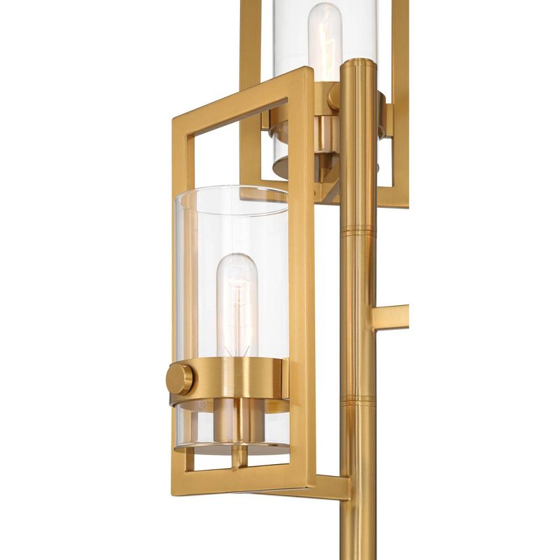 Possini Euro Design Possini Euro Vicente 66 1/2" Warm Gold Modern 3-Light Floor Lamp, 3 of 9