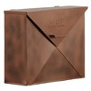 Royal Hampton Envelope Shaped Wall Mount Metal Mail Box - 2 of 4
