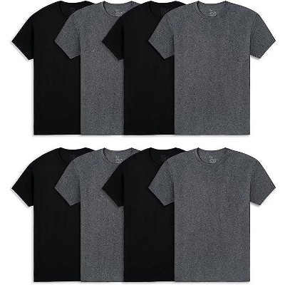 8 Pack Fruit Of The Loom Men's Active Lightweight Cotton Blend Undershirts