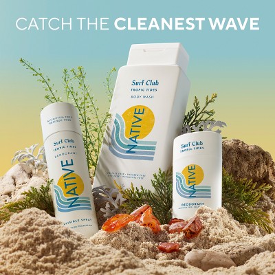 Native Limited Edition Surf Club Deodorant - Tropical Tides - 3.5 fl oz