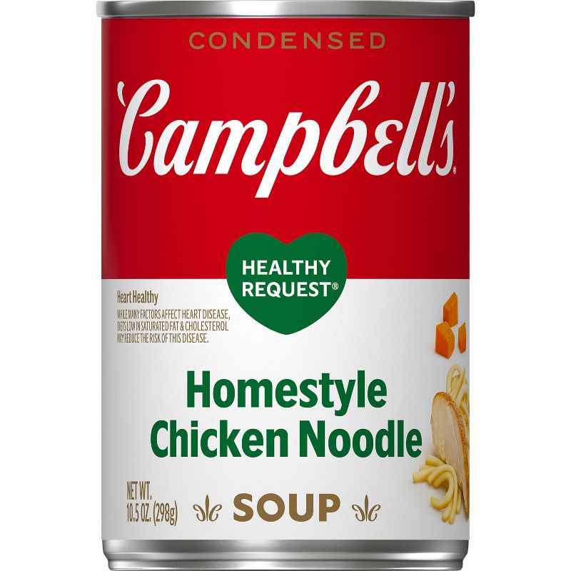 Campbell&#39;s Condensed Healthy Request Homestyle Chicken Noodle Soup - 10.5oz, 1 of 12