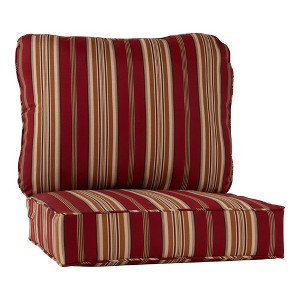 2-Piece Deep Seat Outdoor Cushion Set - 1 of 4