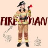 Joyfy Kids' Halloween Costume Firefighter Fireman Costume for Boys Halloween Role Paly Party - 2 of 4