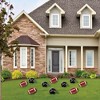 Big Dot of Happiness Homecoming - Helmet and Football Lawn Decorations - Outdoor Football Themed Yard Decorations - 10 Piece - 2 of 4