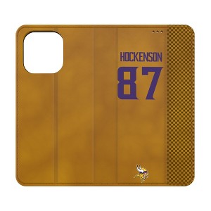 NFL Minnesota Vikings Players Game Tactic Folio Cell Phone Case for Apple iPhone - 1 of 4