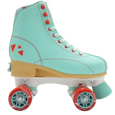 Roller Derby Candi Lucy Watermelon Adjustable Girls' Roller Skate  - Mint/Red M