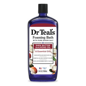 Dr Teal's Shea Butter & Almond Oil Foaming Bubble Bath - 34 fl oz - 1 of 4
