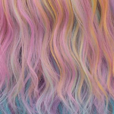 blue purple highlight