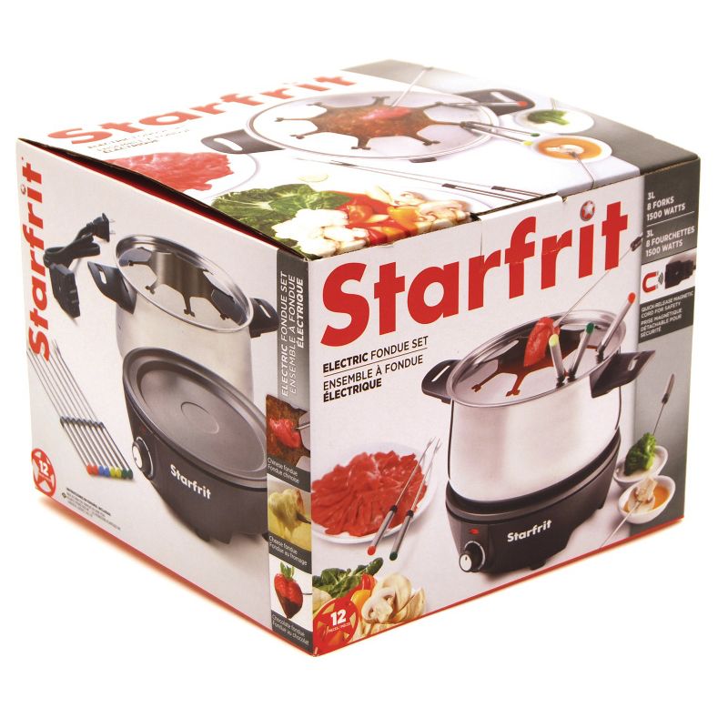 Starfrit 3.2-Quart Electric Fondue Set, 2 of 8