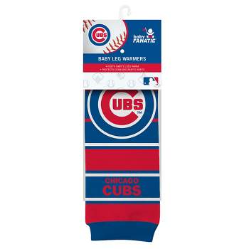Baby Fanatic Officially Licensed Toddler & Baby Unisex Crawler Leg Warmers - MLB Chicago Cubs