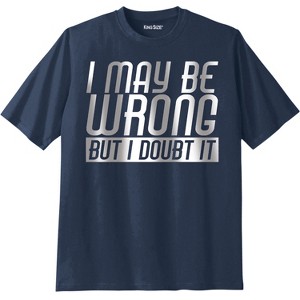 KingSize Slogan Graphic T-Shirt - 1 of 4