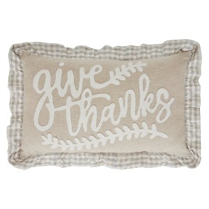 Grace Give Thanks Pillow 14x22 - 1 of 4