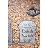 Kalalou Tombstone Yard Stakes Halloween Handcrafted Haunted Graveyard Decor, Set of 2 - 3 of 3