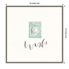 Amanti Art Wash Dry Fold Repeat I by Jenaya Jackson Canvas Wall Art Print Framed 22 x 22-in. - 3 of 4