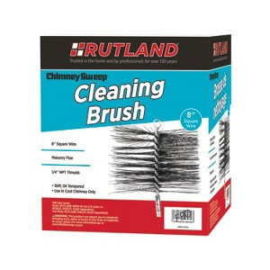Rutland Chimney Sweep 8 in. Square Oil Tempered Chimney Brush - 1 of 2