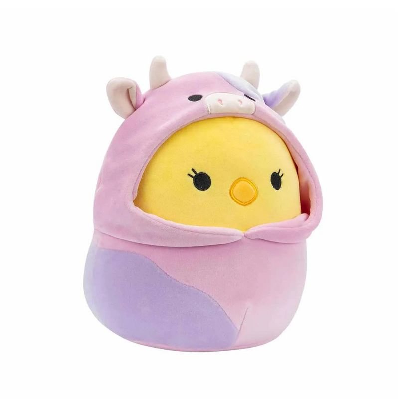 Squishmallows Easter Squad 5 Inch Plush | Aimee the Chick in Cow Hoodie, 2 of 9