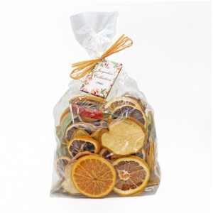 6" 250 Gram Mixed Potpourri- Citrus, Sliced Red and Green Apples, Red Chiles, and Eucalyptus Leaves - 1 of 4