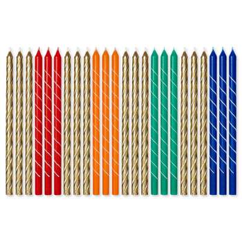 24ct Taper Candles Primary Mix - PAPYRUS