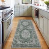 Coolmee Bohemian Vintage Runner Rug for Hallway,Machine Washable Carpet Runners Kitchen Floor Mat for Entryway Bedroom LaundryBlue - 3 of 4