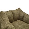 Spassway Chenille Sofa with Armrest Bean Bag for Living Room Single Upholstered Sofa Chair for Bedroom - 3 of 4