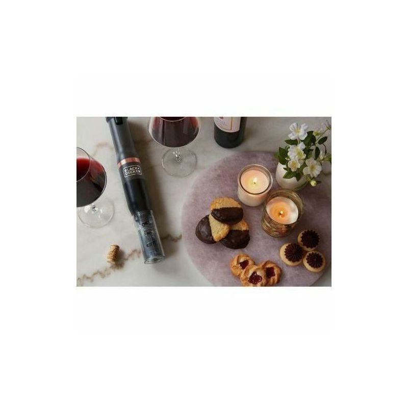 Black & Decker BCKM101WN Kitchen Wand Wine Opener Attachment, 4 of 6