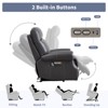 Bestier Genuine Leather Power Lift Recliner Chair with USB Port, Luxury Rocker Glider Recliners Sofa with Massage for Living Room Bedroom Home Theater - 4 of 4