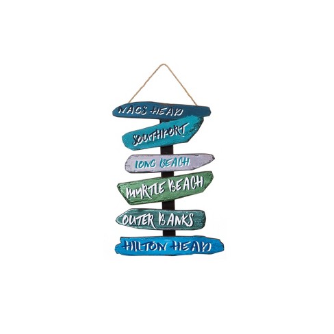 Beachcombers Gulf Sign Mini Wall Hanging - image 1 of 2