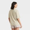Women's Oversized Short Sleeve T-Shirt - A New Day™ - 2 of 4