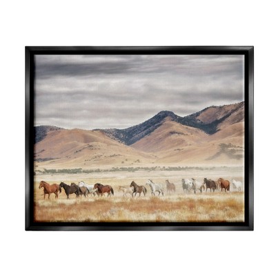 Stupell Industries Wild Horses Roaming Across Western Landscape