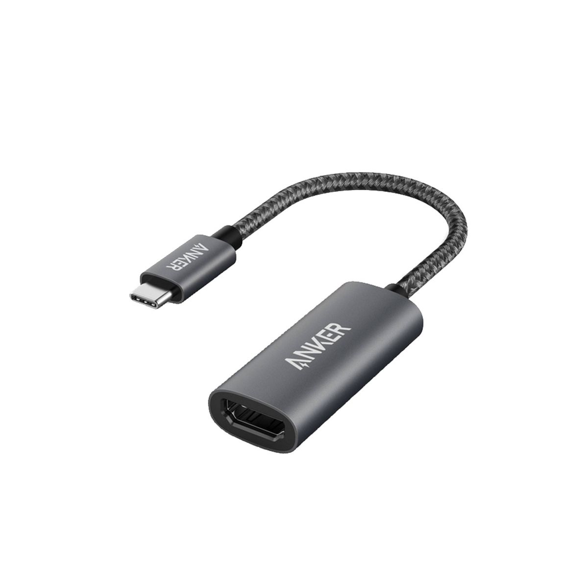 Anker PowerExpand+ USB-C to HDMI Adapter: Male-to-Female Converter for MacBook, 0.5 ft Length