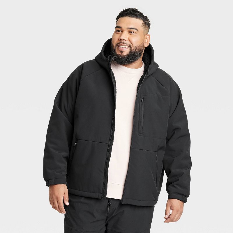 Men's High Pile Fleece Lined Jacket - All In Motion™, 1 of 4