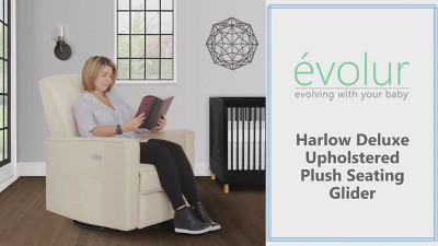 Harlow Deluxe 31" Gray Metal Swivel & Power Recliner with USB