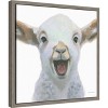 Amanti Art Farm Friends I Lamb by Myles Sullivan Canvas Wall Art Print Framed 16-in. x 16-in. - 3 of 4