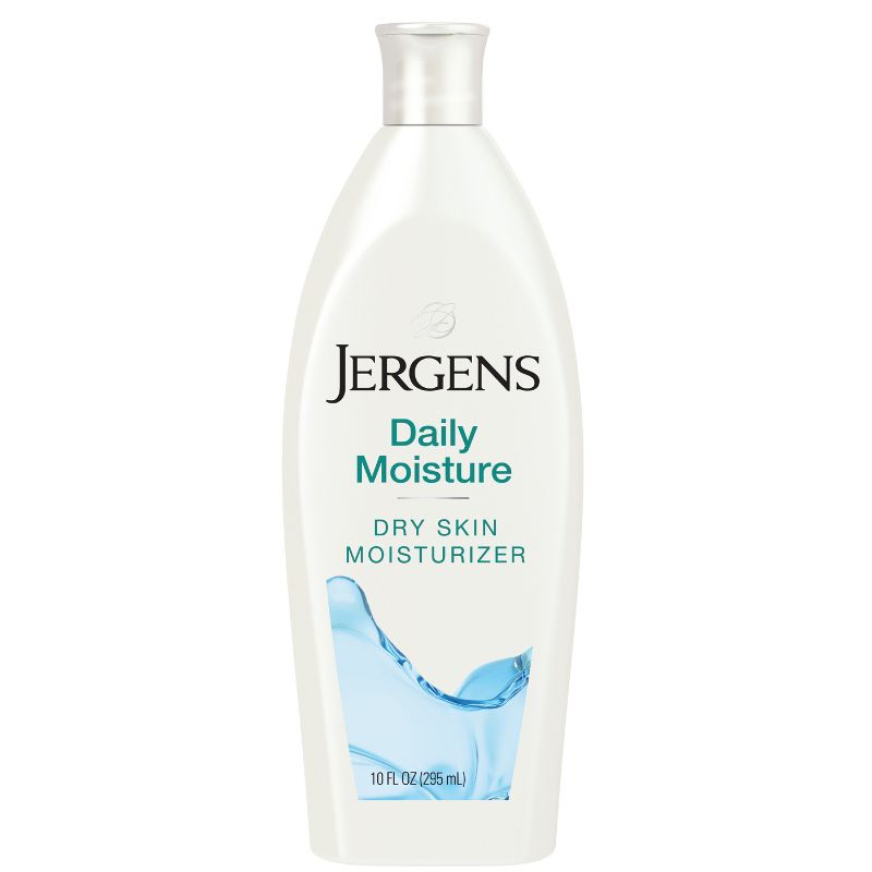 Jergens Daily Moisture Body Lotion with Hydralucence Blend, Dry Skin Moisturizer, Dry Skin Relief Scented - 10 fl oz, 1 of 10