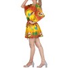 HAPPY BAY Women's Swimsuit Coverups for Women Swim Beach Dress Cover Ups for Swimwear Christmas Tree Cover up Bathing Suit 3X-4X Xmas Orange Santa - 2 of 4