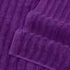 BAGOKIE 100% Turkish Cotton Corduroy Ribbed Bath Towels 6-Piece Set - 2 of 4