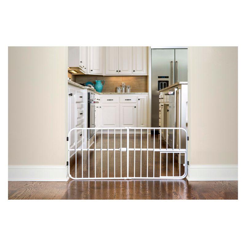 Carlson Lil' Tuffy Expandable Cat and Dog Gate with Small Pet Door, 2 of 4