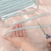 Gimp Braid Trim, 27 Yards Gold and Silver Metallic Edge Woven Trim, Curtain Slipcover Costume Decoration Sewing DIY Craft - 4 of 4