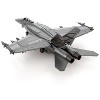 Model Kit Boeing F/A-18 Super Hornet Fighter Aircraft "United States Navy" (Moderate Difficulty) Steel Model by Metal Earth - 2 of 4