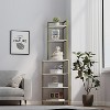 Hommoo 6-Tier Corner Open Bookshelf - 2 of 4